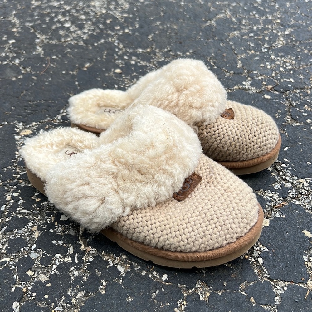 Knit Ugg Slippers W 6